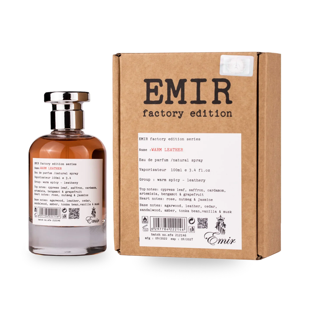 Warm Leather Emir Factory Edition Unisex, Paris Corner, FragrancePrime