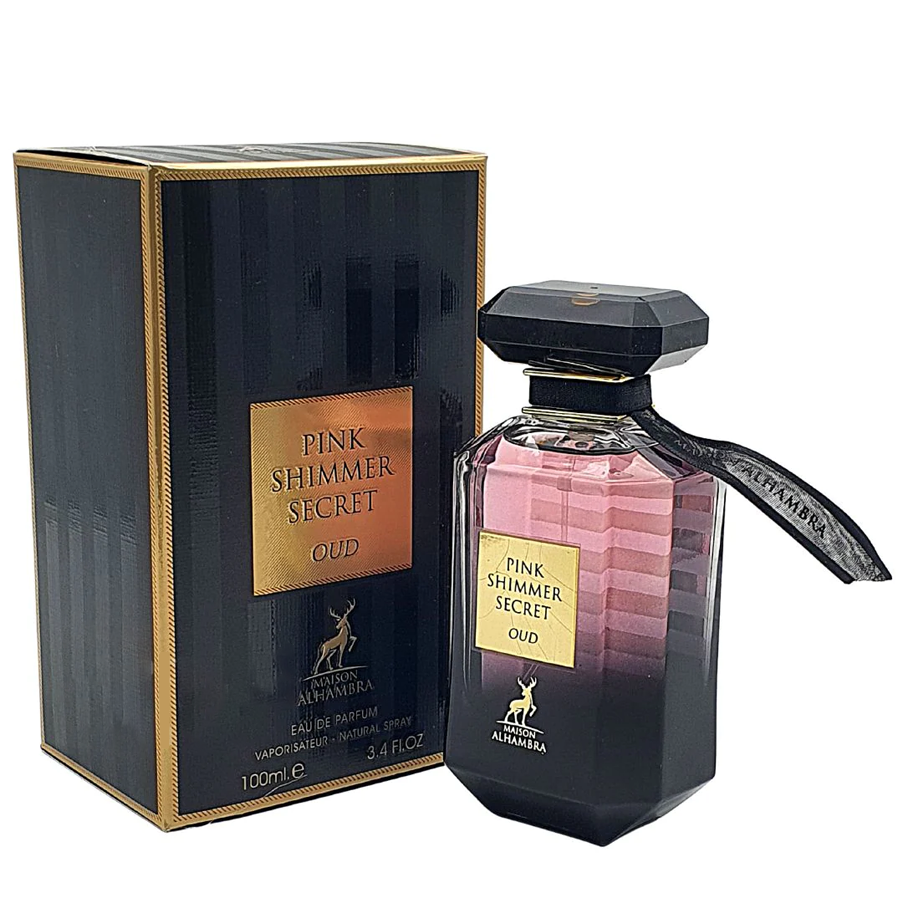 Pink Shimmer Secret Oud Women, Maison Alhambra, FragrancePrime